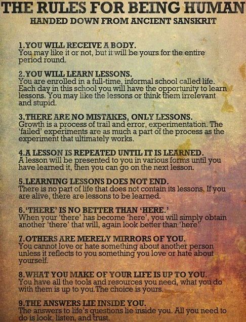 Rules for being Human...from ancient Sanskrit Rules-for-being-human