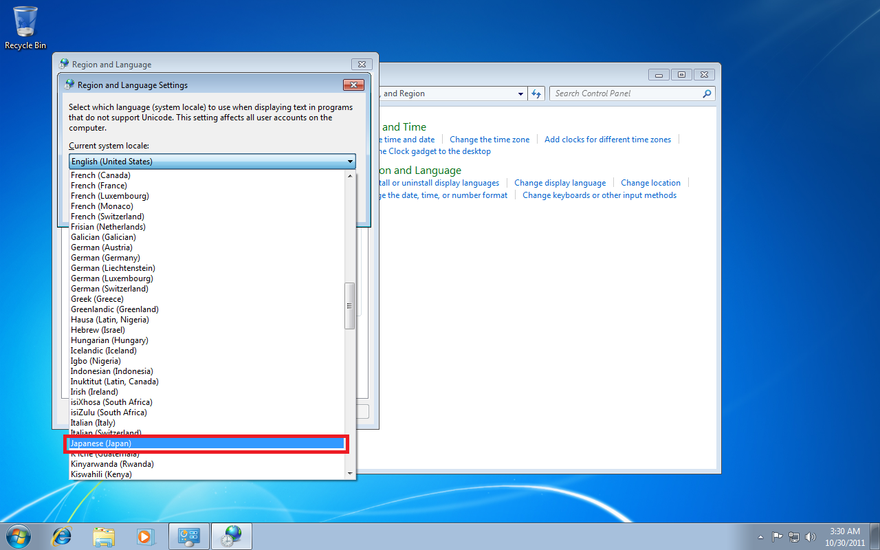 [TUT]Changing to Japanese locale on Windows 7 & XP JapaneseLocaleWindows7-6