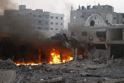 Bombardeo israelí destruye estadio palestino para discapacitados, viviendas civiles y un complejo de seguridad de Hamás 5595a4da6500676eed6153d2363621