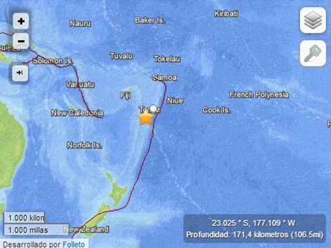 PRONÓSTICOS SÍSMICOS CATASTRÓFICOS: La clave de los próximos terremotos<>Sismos en Serie y de gran extensión azotarán el planeta, a corto plazo - Página 26 Tonga_Sismo