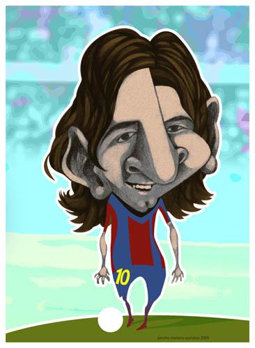 Caricaturas De Famosos Leo_messi_413395