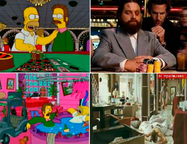 'Los Simpson' y su divertida comparación con 'Resacón en Las Vegas'  152161