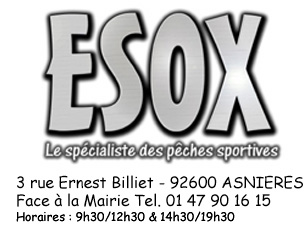 Fermeture ESOX  Asnieres, liquidations monstres ! Logo