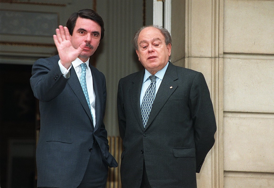 ¿Cuánto mide Jordi Pujol? - Estatura Jose-maria-aznar-jordi-pujol-febrero-1997-1461095189657