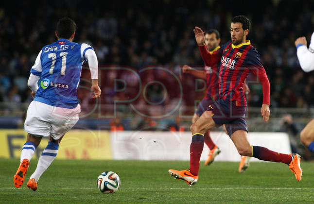 صور مباراة ريال سوسيداد - برشلونة 1-1 ( 12-02-2014 ) اياب نصف نهائي كأس ملك اسبانيا 1392247371951