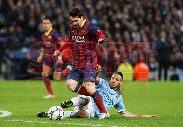 صور : مباراة مانشستر سيتي - برشلونة 0-2 ( 18-02-2014 )  1392762837322