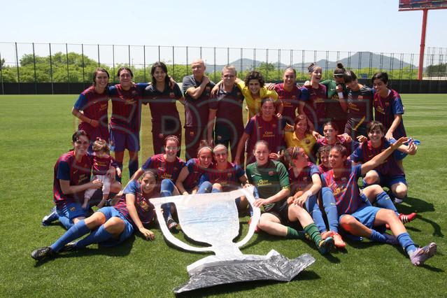 El Barça femenino, campeón de Liga 1338122615213