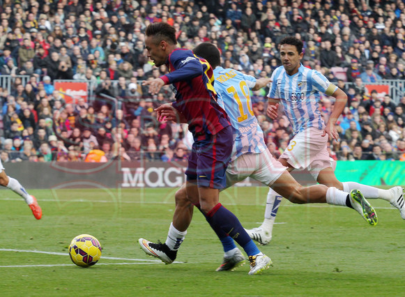 صور : مباراة برشلونة - ملقا  0-1 ( 21-02-2015 )  1424541252395