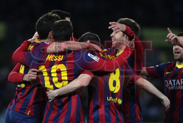 صور مباراة ريال سوسيداد - برشلونة 1-1 ( 12-02-2014 ) اياب نصف نهائي كأس ملك اسبانيا 1392247477886