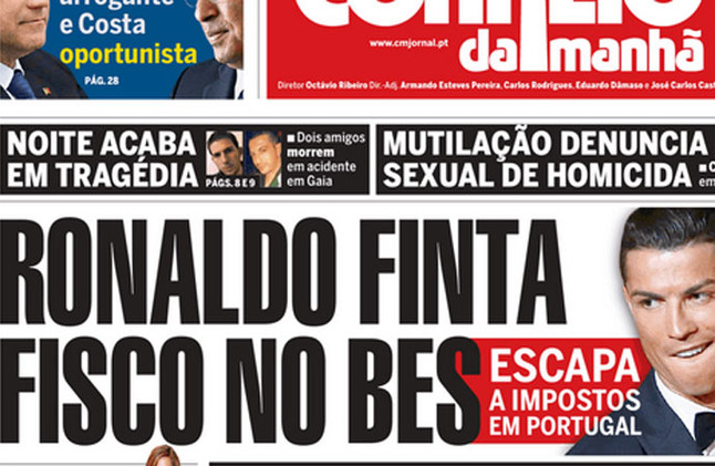 Messi va a acabar en la cárcel - Página 4 Cristiano-ronaldo-portada-del-correo-manha-1432119090086
