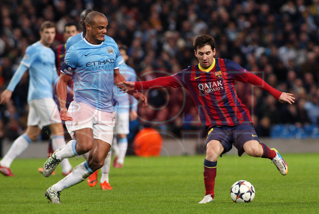 صور : مباراة مانشستر سيتي - برشلونة 0-2 ( 18-02-2014 )  1392762717297