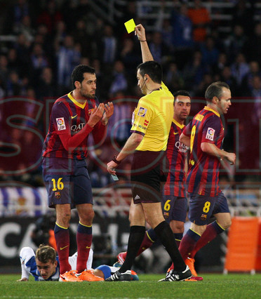 صور مباراة ريال سوسيداد - برشلونة 1-1 ( 12-02-2014 ) اياب نصف نهائي كأس ملك اسبانيا 1392247364538