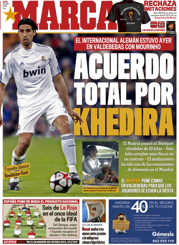 El Madrid Cierra El Fichaje De Khedira G1507