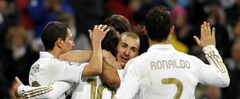 El Madrid iguala el récord de 107 goles en una Liga 1334437607_extras_portada_0