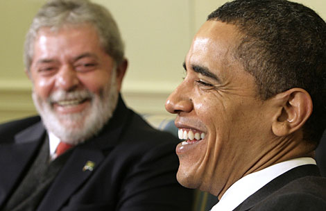 La crisis económica centra la reunión entre Obama y Lula 1237068707_0