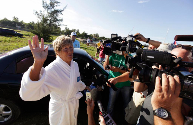 Siga En Vivo a la nadadora Diana Nyad en el tramo final de travesía Habana-Florida 1378146956_0