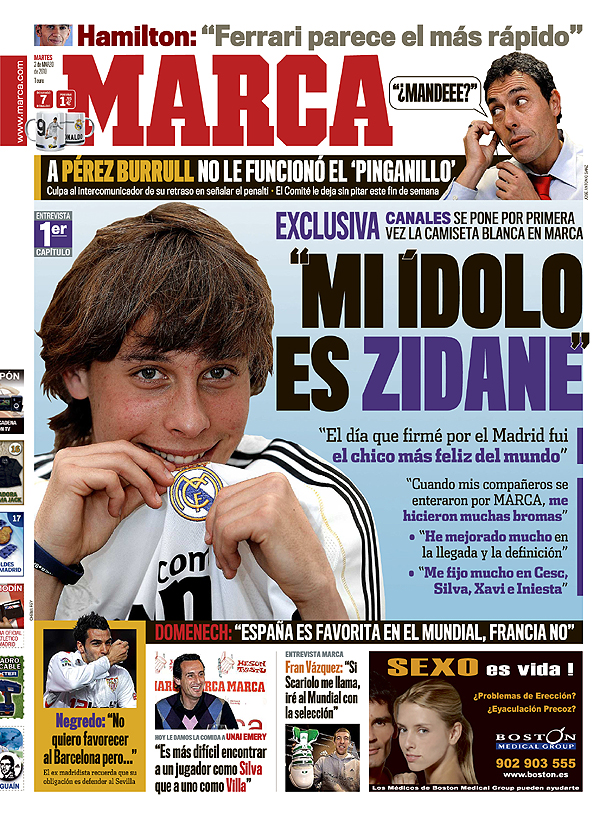 portada MARCA y entrevista a canales. G0302