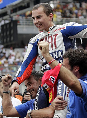 Jorge Lorenzo campeón del mundo de motociclismo 1286700322_0