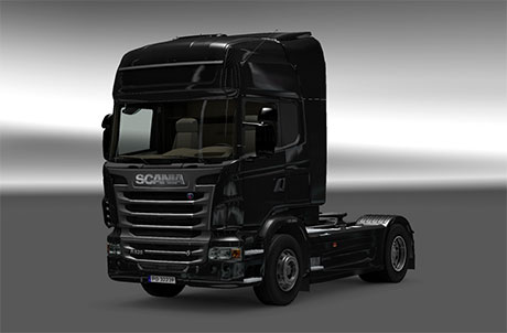 Scania Carbon skin Scania-carbon