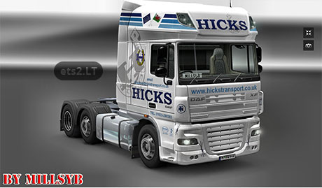 DAF Hicks Transport skin Daf-skin