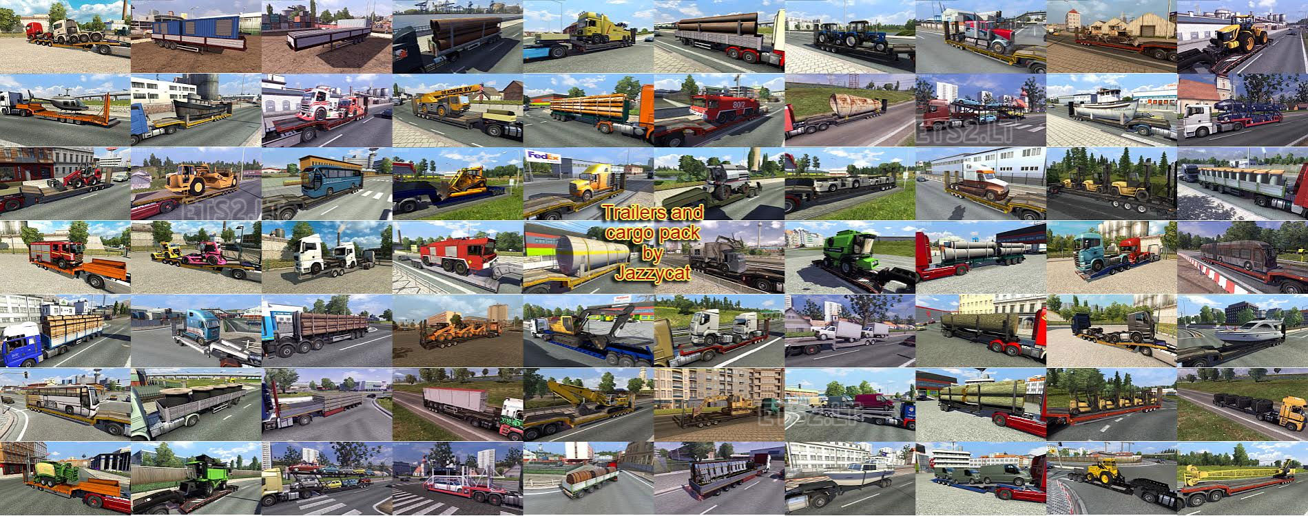 Trailers and Cargo Pack by Jazzycat v3.4 Jazzy