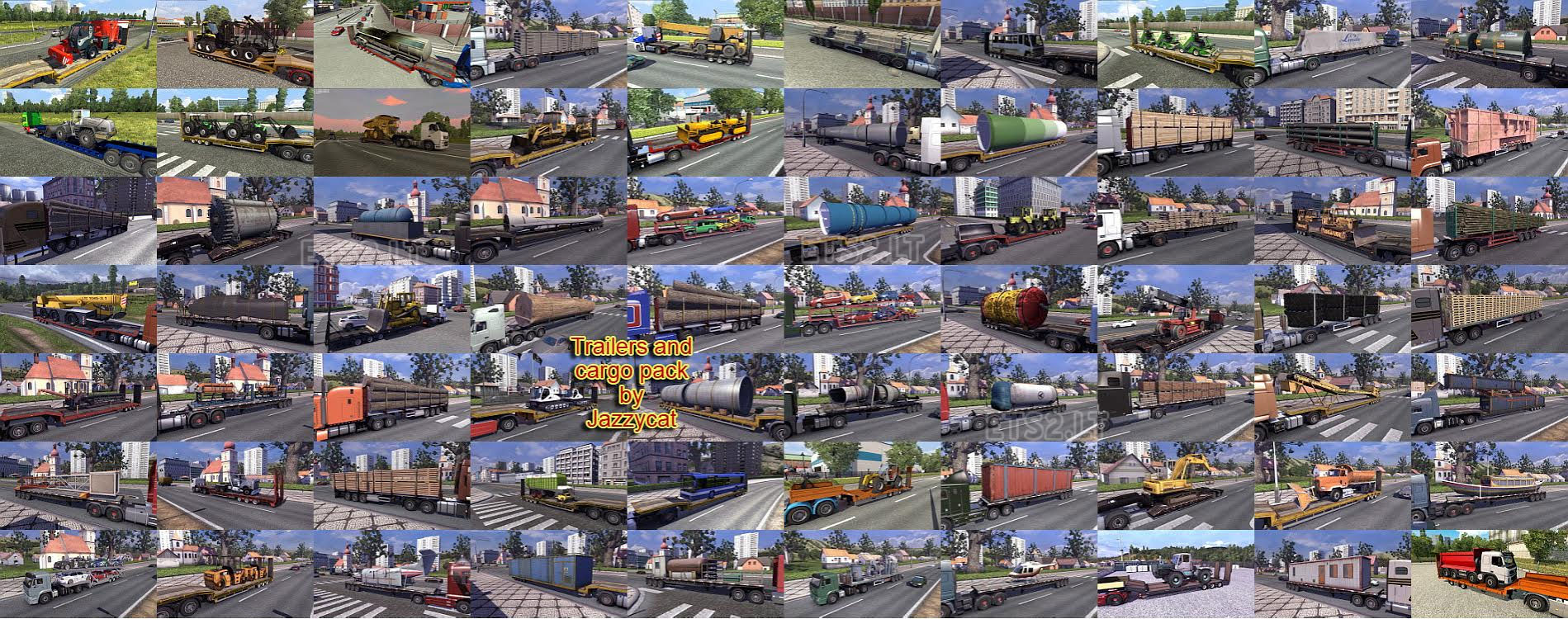 Trailers and Cargo Pack by Jazzycat v3.4 Jazzycats