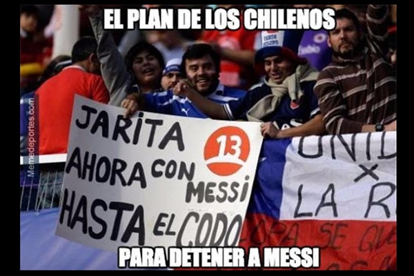 Memes Chile vs Argentina - Copa america -36