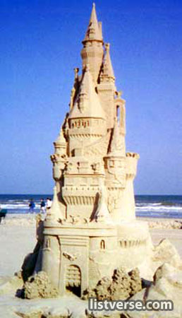 فن النحت على الرمال Port-Aransas-Sandcastle