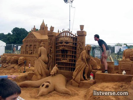 فن النحت على الرمال _amazing_sand_sculpture