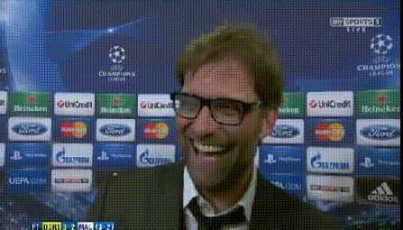 Jurgen Klopp- Liverpool manager Klopp-laughing-2