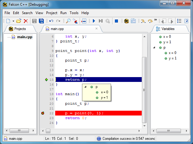 شرح كامل برنامج Falcon C++ / C Debugging