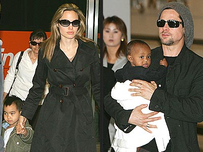   &   .......wonderful Angelina-jolie-brad-pitt-family