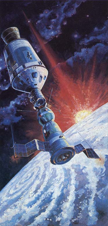 Les dates importantes - Outstanding space events - Page 10 Leonov_1974_soyuz_apollo_big_space_travel