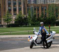 China Traffic Girl shift change - photo series 355989802_6b997a15d6_m