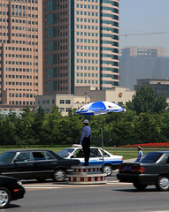 China Traffic Girl shift change - photo series 355995803_a229271d10_m