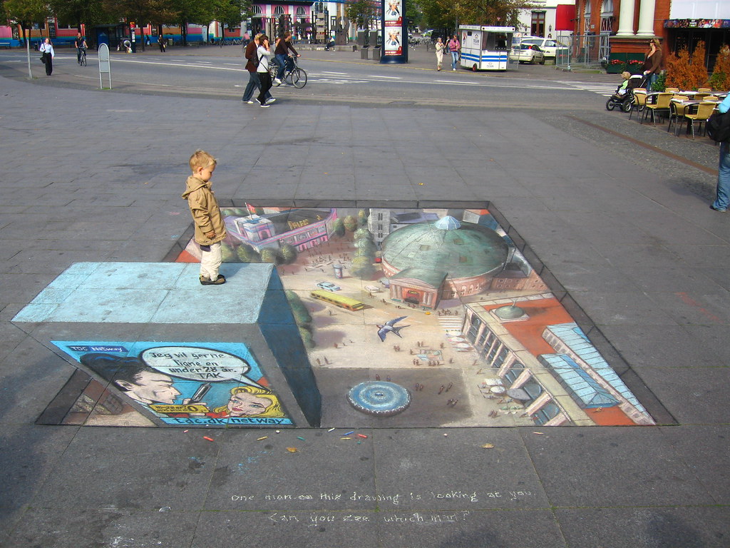 3D Street Art 244615329_4e1d42a5af_b