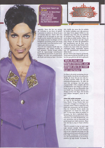 Prince in the "Het Nieuwsblad" June, 24th 2010 (with an exclusive Interview)  4730004388_3b14a83e99