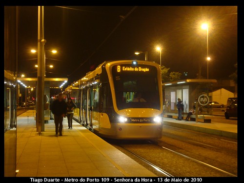 Flexity Swift - Metro do Porto 109 - Senhora da Hora - 13 de Maio de 2010