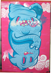 "HipHop Kaiju" by KOA (print on canvas)