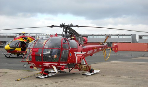 16 MAI 2009 / ARRIVEE ALOUETTE III / MUSEE DE L'AIR ET DE L'ESPACE LE BOURGET