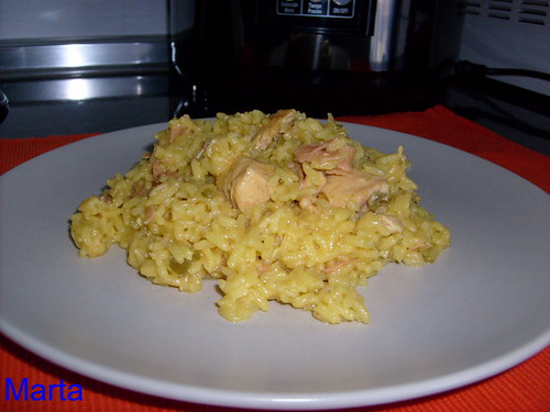 Arroz con pollo, salchichas y taquitos de jamón york 3546405766_a82a9ffd3a