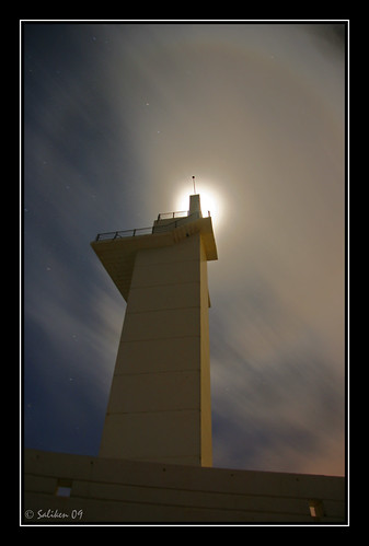 Faro Alcossebre nocturna