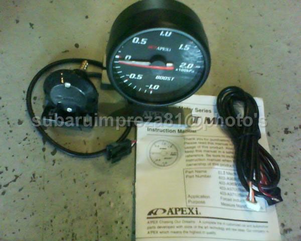 APEXi EL Boost Meter (sensor type) 4181141139_e8f6352fe1_o