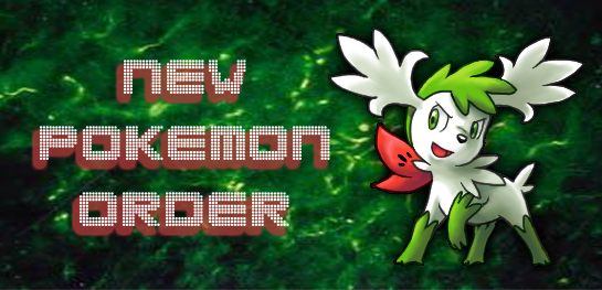 New Pokemon Order