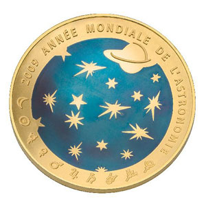 APOLLO 11 / ANNEE MONDIALE DE L'ASTRONOMIE 2009 / FRANCE 200 EUROS OR