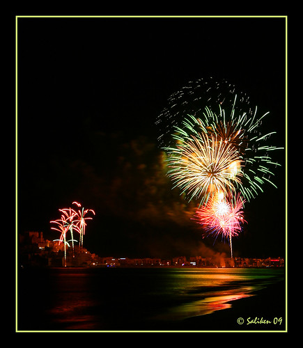 fuegos artificiales Peñiscola 2