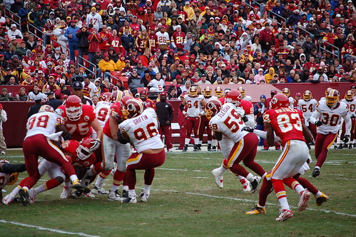 Redskins sucked (against the Chiefs), but the seats we got ROCKED!!! 4027802256_36d56f10af