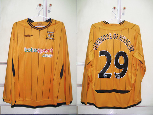 Hull City 2009-2010 Home L/S (VENNEGOOR OF HESSELINK)