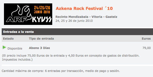 Aun no tienes tu entrada para el Azkena Rock Festival ´10? 4148054041_57b97ea28f_o