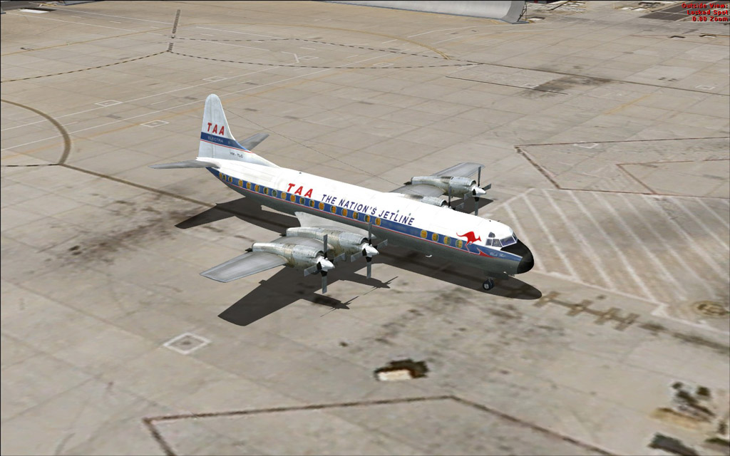 FSX - Electra II    Trans Australia Airlines (TAA) 4108937227_ff0d0658dd_o